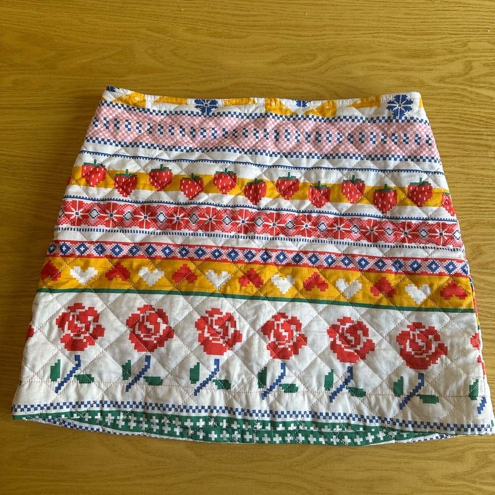 [SOLD] Lisa Says Gah Lily Quilted Mini Skirt NWOT
